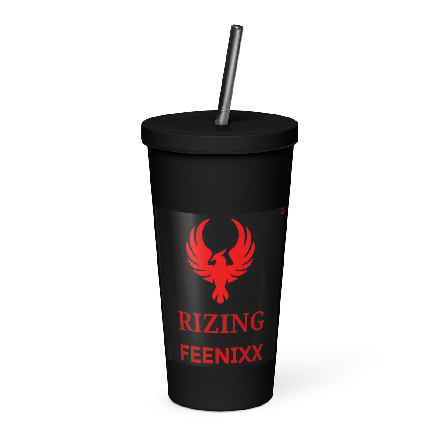 RIZING FEENIXX™ INSULATED TUMBLER WITH A STRAW