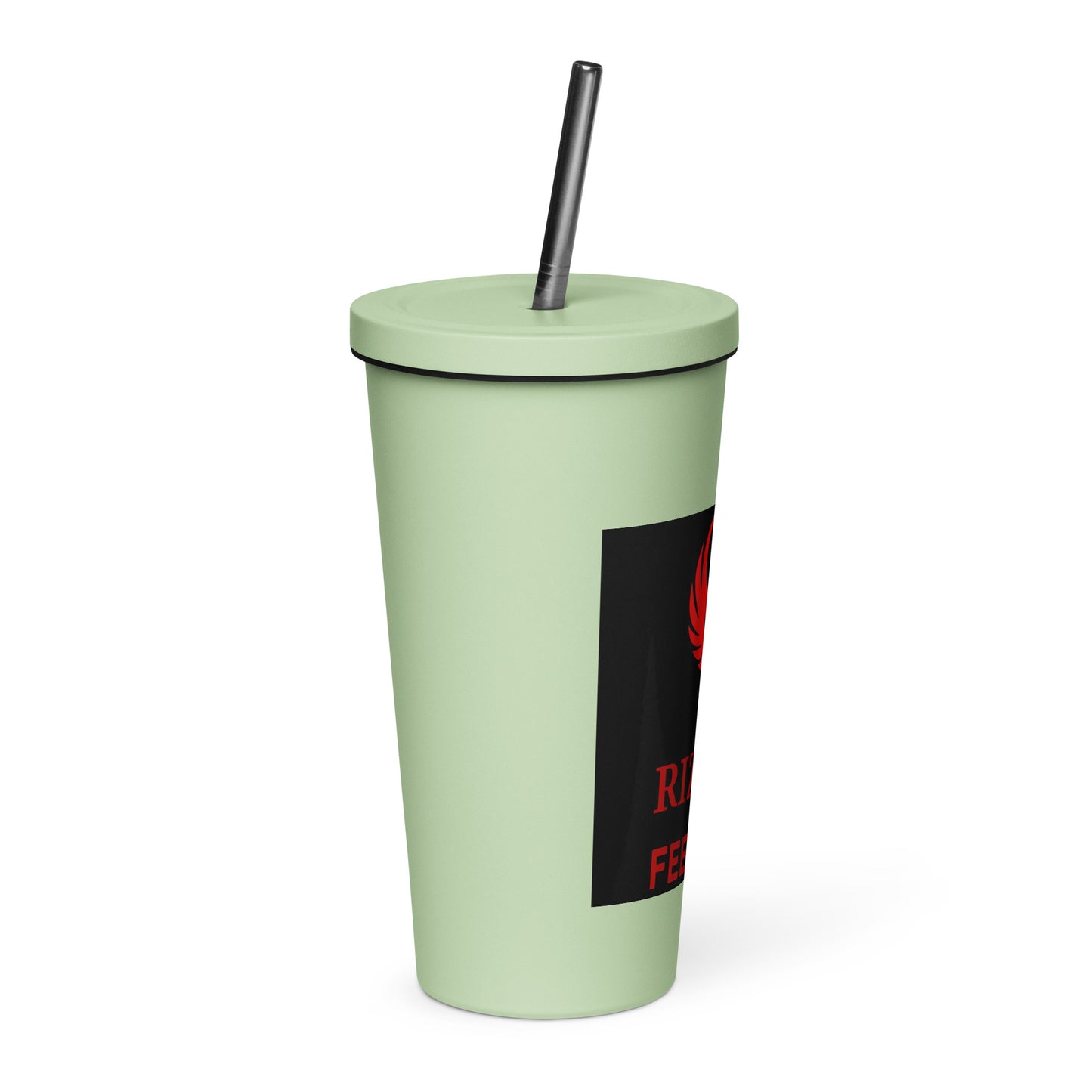 RIZING FEENIXX™ INSULATED TUMBLER WITH A STRAW