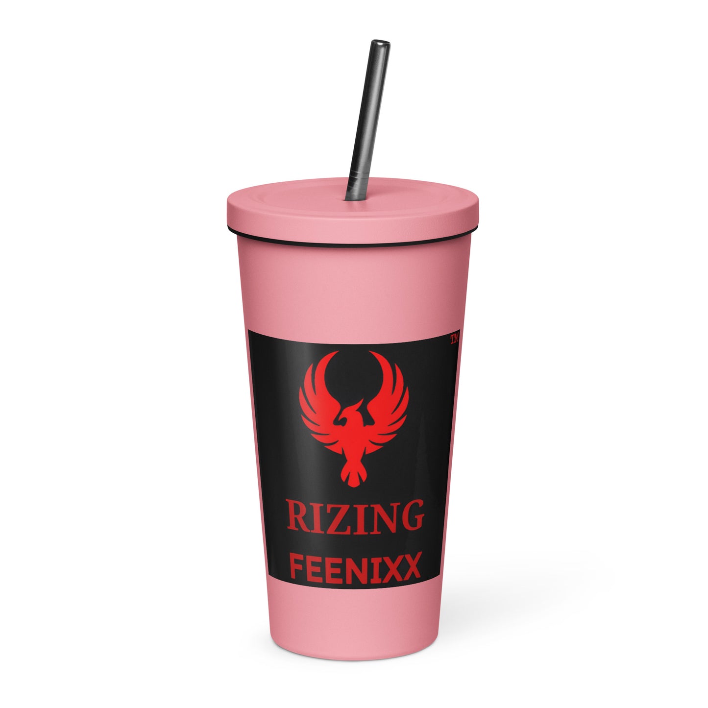 RIZING FEENIXX™ INSULATED TUMBLER WITH A STRAW