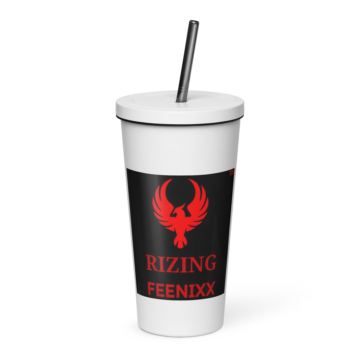 RIZING FEENIXX™ INSULATED TUMBLER WITH A STRAW