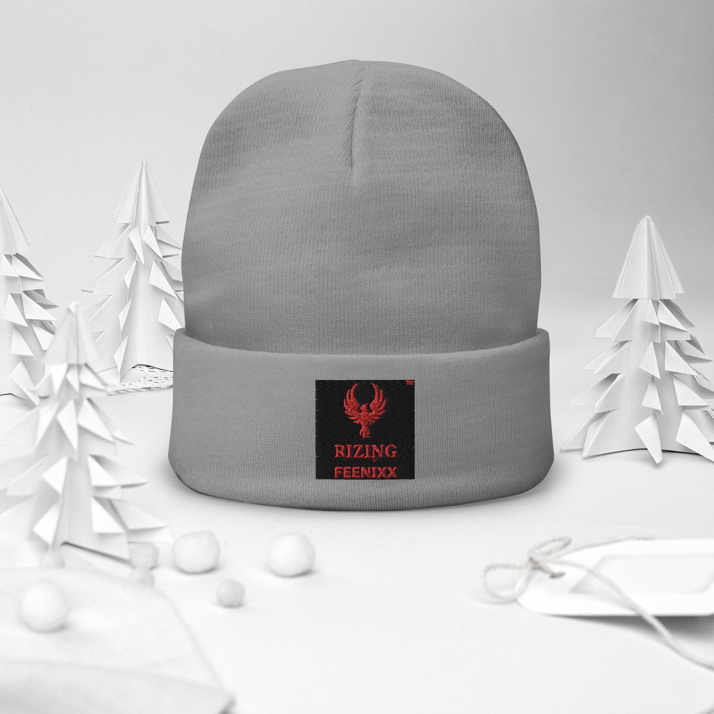 RIZING FEENIXX™ EMBROIDERED BEANIE